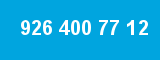 926 400 77 12